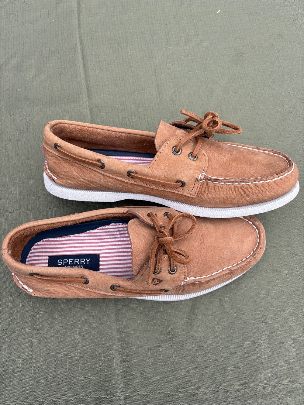 Sperry Tan Leather Classic 2-Eye Boat Shoes